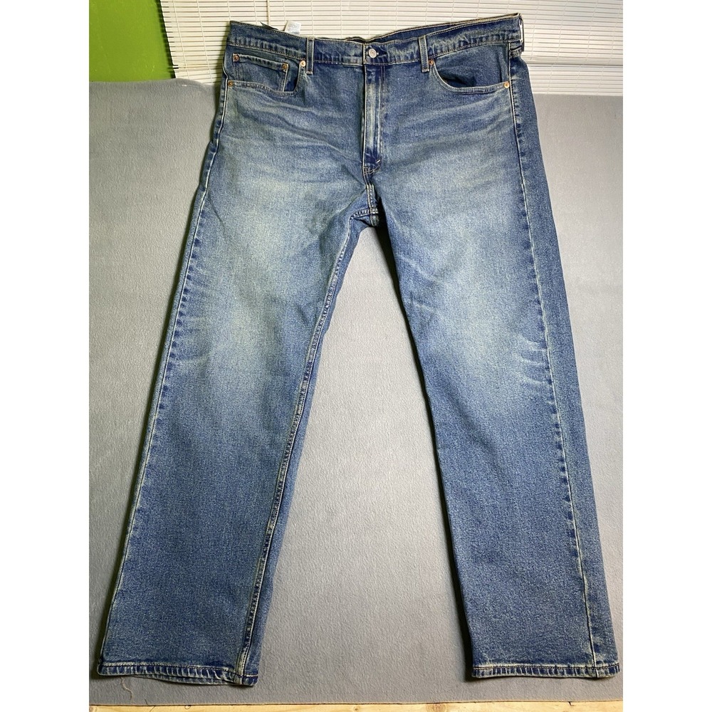 Levi's 505 Straight Leg Medium Wash Men's "42x32" Act 42x31 Jeans/ Pants